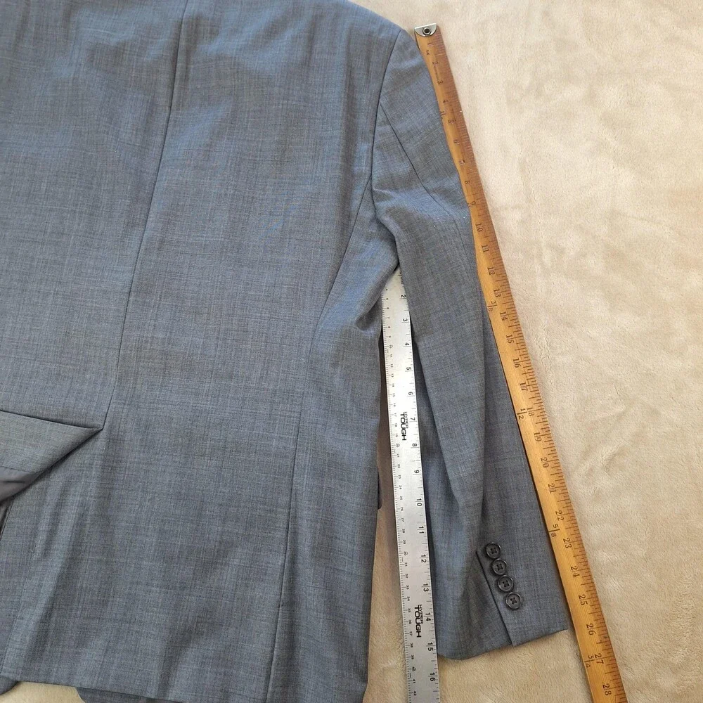 Lauren Ralph Lauren Suit Mens 44 38W Gray Wool Single Vent 2 Btn 2 Piece Formal